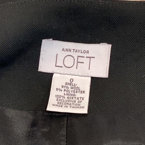 Loft Wool Blend Pencil Skirt With Embroidered Floral Detail - Picture 8 of 8